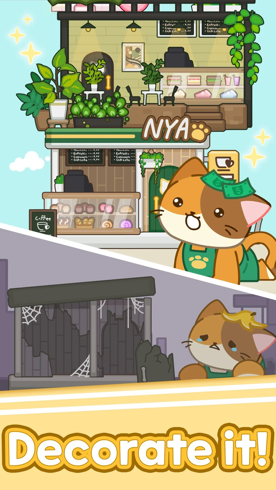 Merge Cat Cafe : Coffee cat screenshot